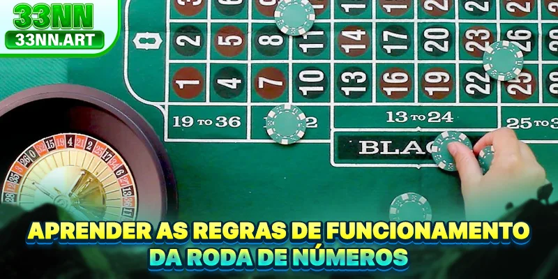 Aprender as regras de funcionamento da roda de números