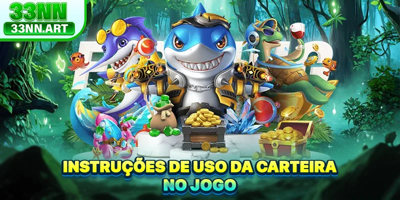 Instruções de uso da carteira no jogo